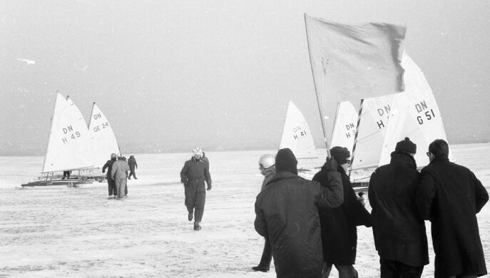 Flashback Friday: The first European DN Championship and Icesailing in the 1960s